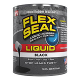 Flex Liquid Borracha Líquida Flex Seal Lata 473ml Preto