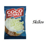 Flocos De Coco Integral Umido E Adoçado Coco Do Vale 5 Kilos