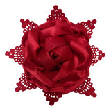 Flor De Cabelo Rosa Vermelha Pombagira Umbanda