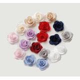 Flores Bordadas Coloridas 3d Roupas E Artesanato 3cm 10 Und