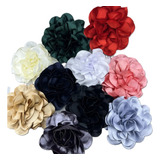 Flores De Cetim Camélia Grande 19cm Acessórios E Artesanato