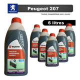 Fluído Aditivo Radiador Verde Azulado Peugeot 207 1.4 - 6 L
