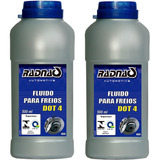 Fluido Oleo De Freio Dot4 Original Radnaq 500ml (2 Unidades)