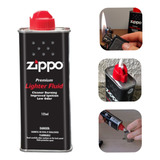 Fluido Para Isqueiro Zippo Premium 125ml Original Promoção 