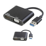 Fly Ace Adaptador Usb 3.0 Para Hdmi X Vga - Windows