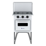 Fogao A Gas 2 Bocas Venax Gemini Tampa De Metal Branco