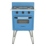 Fogao A Gas 2 Bocas Venax Gemini Vetro Azul
