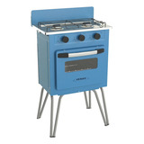 Fogao A Gas 2 Bocas Venax Gemini Vetro Azul