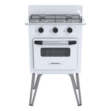 Fogão A Gás 2 Bocas Venax Gemini Vetro Branco