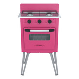 Fogão A Gás 2 Bocas Venax Gemini Vetro Pink
