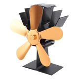Fogão A Lenha Movido A Calor Com Ventilador De Lareira De 5