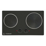 Fogão Cooktop Elétrica Safanelli Gourmet Fogão 2 Placas Preto 220v