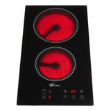 Fogao Cooktop Fischer 2q Eletrico Mesa Vitroceramica Touch