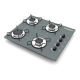 Fogão Cooktop Gás Chamalux 4 Bocas Prata 127v/220v