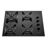 Fogão Cooktop Gás Dako Cooktop Turbo Glass Dc4vtz Preto 127v/220v