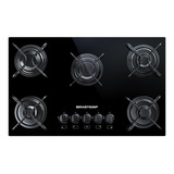 Fogão Cooktop Gás Mesa Vidro Brastemp 5bc Preto Bivolt
