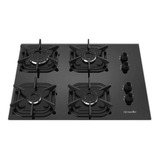 Fogão Cooktop Gás Mueller 4 Bocas Triplachama Preto 127v/220