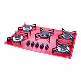 Fogão Cooktop Gás Safanelli Lines 5 Bocas 127v/220v - Cores