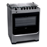 Fogão De Chão Consul Cfs6nar A Gás/elétrico 6 Queimadores Inox 110v/220v Porta Com Visor 96l
