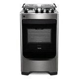 Fogão De Piso 4 Bocas Consul Com Forno 58 Litros Inox Bivolt