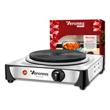 Fogão Elétrico De Mesa Portátil Cooktop 1 Boca 1000w Ves1000 Brasare Veronna 127v