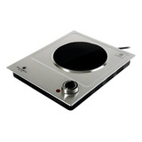 Fogão Elétrico Electrobras Premium Cook Inox 1200w Cor Prateado 110v
