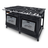 Fogão Industrial 8 Bocas B P 40x40 2 Fornos Invicto Pf10
