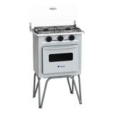 Fogão Portátil 2 Bocas Venax Gemini Branco C/ Tampa De Vidro