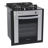 Fogão Venax Gaudí Prisma Vítreo Com Porta Com Visor 127v/220v - Inox