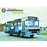 Folder Propaganda Onibus Urbano Marcopolo Sanremo 1978