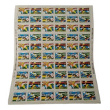 Folha Completa Com 60 Selos Comemorativos Aos Times Futebol