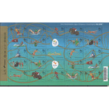 Folha Completa Dos Selos C-3510-34 - Olimpíadas Rio 2016 -