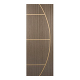 Folha De Porta Madeira Decorada 210x80cm Espessura 3,5cm Wt