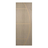 Folha De Porta Madeira Decorada 210x80cm Espessura 3,5cm Wt