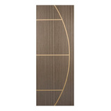 Folha De Porta Madeira Decorada 210x80cm Espessura 3,5cm
