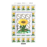 Folha Inteira Selo 2380 Brasil 2001 Dia Mundial Sem Tabaco 