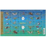 Folha Inteira Selo 3510-3534 Jogos Olímpicos Rio 2016