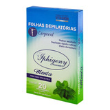 Folhas Prontas Corporal Menta Iphigeny 20 Folhas