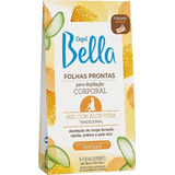 Folhas Prontas Facial Mel E Aloe Vera Depil Bella C/16 1 Pct