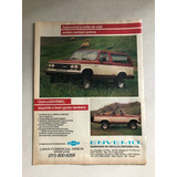 Folheto Antigo De Época Gm Chevrolet Blazer Envemo X006