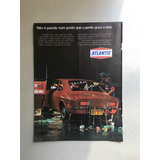 Folheto Antigo Posto De Gasolina Atlantic E Shell 1974 999c