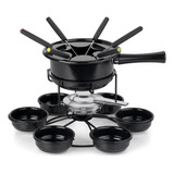 Fondue Réchaud Completo Panela Garfo Queimador Molheiras