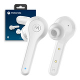 Fone Bluetooth Motorola Moto Buds 85, A Prova D'agua Branco