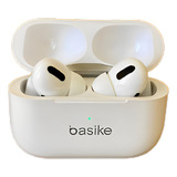 Fone Bluetooth Sem Fio Basike 6694 Compatível iPhone Cor Branco