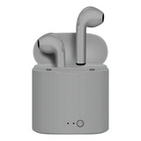 Fone Compatível Celular Mini Bluetooth Sem Fio Original Cor Cinza