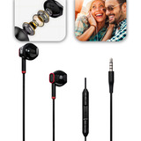 Fone De Ouvido Com Fio Entrada P2 Com Microfone Reforçado