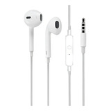Fone De Ouvido Com Fio P2 P3 Compatível Com iPhone E iPad Cor Branco