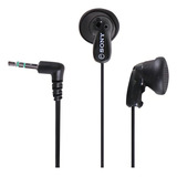 Fone De Ouvido Estéreo Sony In-ear Original Conector P2 Em L Cor Preto