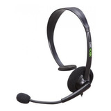 Fone De Ouvido Gamer Headset Xbox 360 C/ Microfone Cor Preto