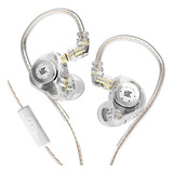 Fone De Ouvido Gamer Kz Edx Pro Musical Retorno Palco In-ear Cor Cristal